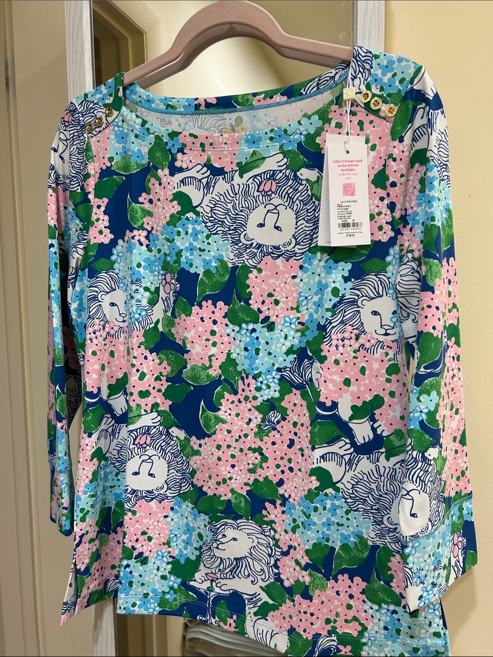 Lilly Pulitzer - Lydia the Lion 1977 vintage vault archival print Spotlight